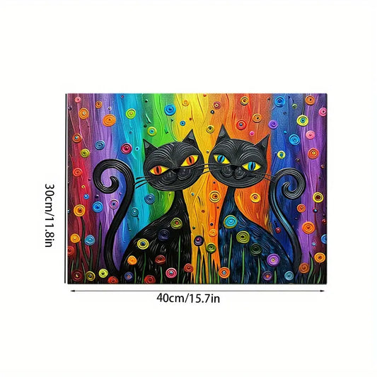 Cute Cat Pet Feeding Mat for Cats And Dogs