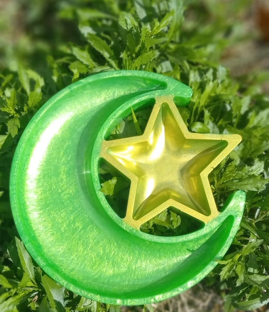 Moon and Star Resin Bowl