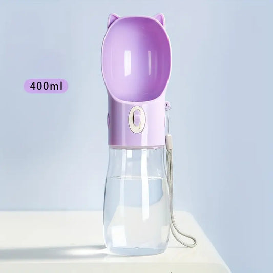 Leakproof Portable Dog Water Bottle (Purple)